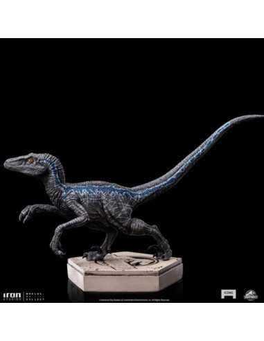 es::Jurassic World Icons Velociraptor Blue Estatua 9 cm