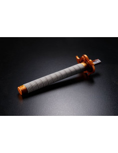 es::Demon Slayer: Kimetsu no Yaiba Réplica Proplica 1/1 Espada Nichirin (Kyojuro Rengoku) 31 cm 2