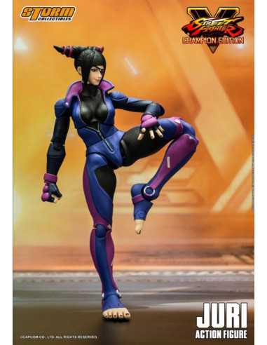 es::Street Fighter V Champion Edition Figura 1/12 Juri Han 18 cm