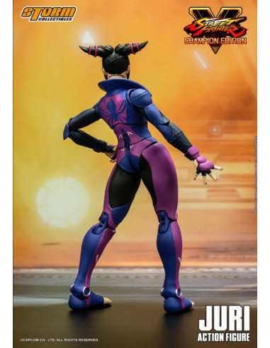 es::Street Fighter V Champion Edition Figura 1/12 Juri Han 18 cm