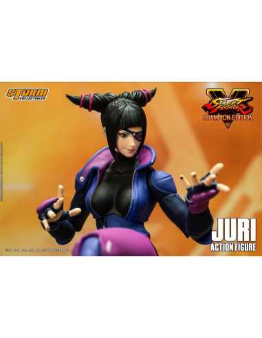 es::Street Fighter V Champion Edition Figura 1/12 Juri Han 18 cm