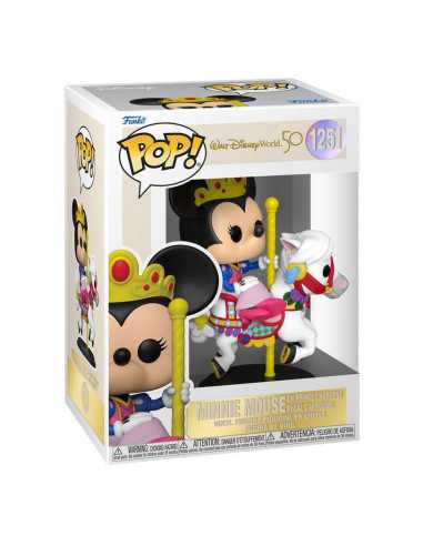 es::Walt Disney World 50th Anniversary Funko POP! Minnie Mouse on Prince Charming Regal Carrousel 9 cm