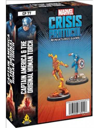 es::Marvel Crisis Protocol: Captain America & the Original Human Torch (Inglés)