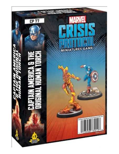 es::Marvel Crisis Protocol: Captain America & the Original Human Torch (Inglés)