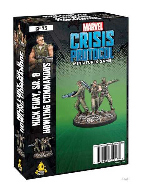 es::Marvel Crisis Protocol: Nick Fury Sr & the Howling Commandos (Inglés)