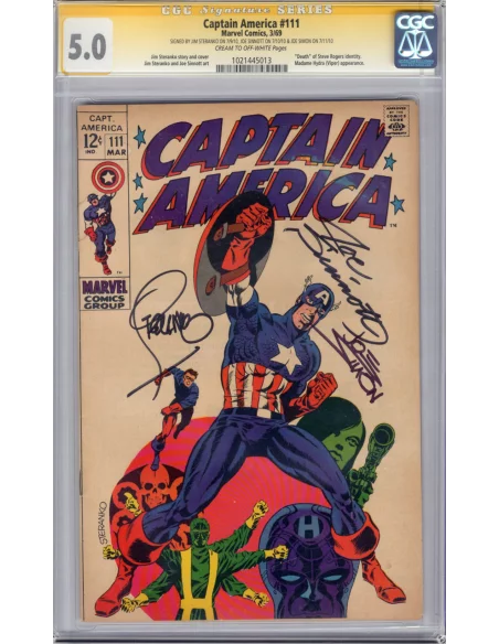 es::Captain America 111 CGC 5.0 SS Steranko, Sinnot y Simon