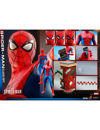 es::Marvel's Spider-Man Figura 1/6 Spider-Man (Classic Suit) Hot Toys 30 cm