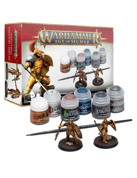 es::Warhammer Age of Sigmar: Set de pinturas + Vindicadores de los Forjados en la Tormenta