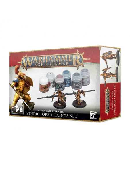 es::Warhammer Age of Sigmar: Set de pinturas + Vindicadores de los Forjados en la Tormenta