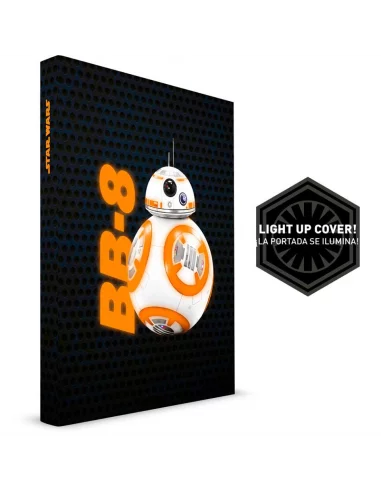 es::Star Wars: BB-8. Libreta con luz