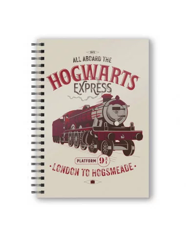 es::Harry Potter Libreta Efecto 3D All Aboard the Hogwarts Express