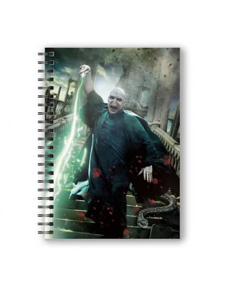 es::Harry Potter Libreta Efecto 3D Voldemort Poster