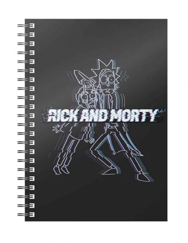 es::Rick y Morty libreta espiral Glitch