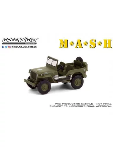 es::M*A*S*H Vehículo 1/64 1942 Willys MB Jeep