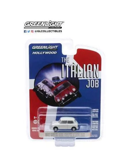 es::The Italian Job Vehículo 1/64 1967 Austin Mini Cooper S 1275 MkI blanco