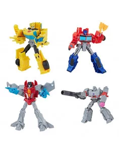es::Transformers Buzzworthy Bumblebee Pack de 4 Figuras Warriors 14 cm