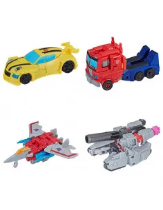 es::Transformers Buzzworthy Bumblebee Pack de 4 Figuras Warriors 14 cm 2