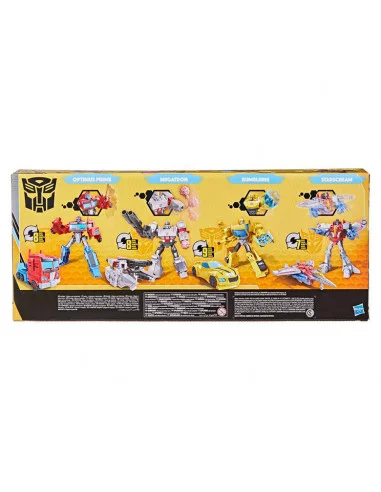 es::Transformers Buzzworthy Bumblebee Pack de 4 Figuras Warriors 14 cm