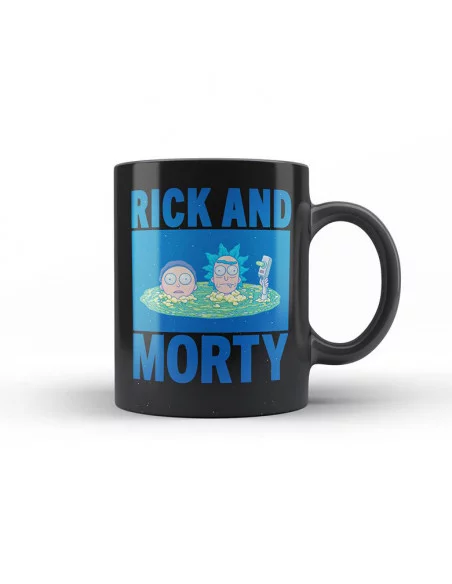 es::Rick y Morty Taza Portal (cabezas) 330 ml