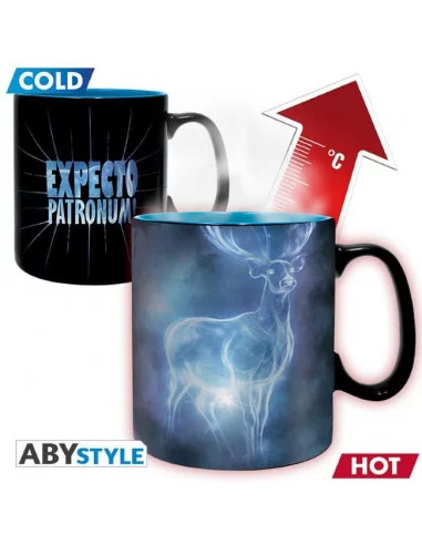 es::Harry Potter Taza con cambio de imagen Patronus 460 ml