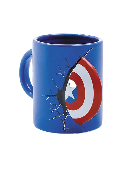 es::Marvel Mugs 04: Taza 3D Capitán América