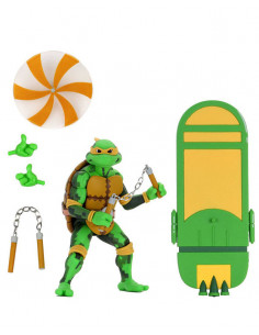 es::Tortugas Ninja: Turtles in Time Figura Michelangelo 18 cm 
