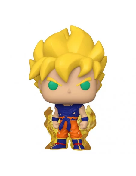 es::Dragon Ball Z Figura POP! Animation Vinyl SS Goku (First Appearance) 9 cm