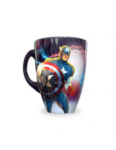 es::Marvel Mugs 29: Taza 3D: Capitán América e Iron Man