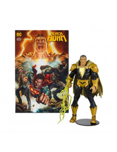 es::DC Black Adam Page Punchers Figura & Cómic Black Adam (Line Art Variant) 18 cm
