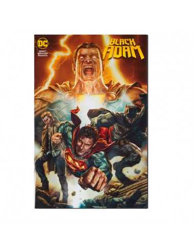 es::DC Black Adam Page Punchers Figura & Cómic Black Adam (Line Art Variant) 18 cm