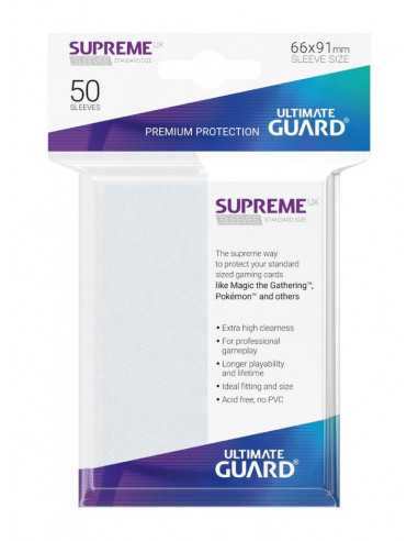 es::Ultimate Guard Supreme UX Sleeves Fundas de Cartas Tamaño Estándar Frosted (50) 