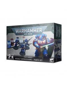 es::Set Marines Espaciales: Intercesores de Asalto + pinturas - Warhammer 40,000