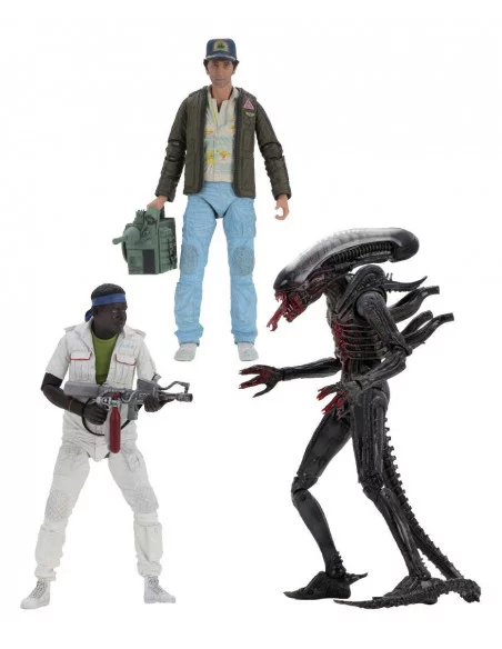 es::Alien 40th Anniversary Pack 3 figuras Brett, Parker y Xenomorph (Bloody) Serie 2 18 cm