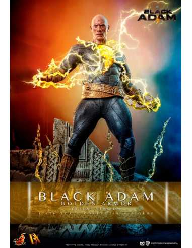es::Black Adam Figura DX 1/6 Black Adam (Golden Armor) Deluxe Version Hot Toys 33 cm