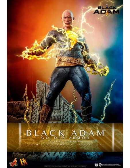 es::Black Adam Figura DX 1/6 Black Adam (Golden Armor) Deluxe Version Hot Toys 33 cm