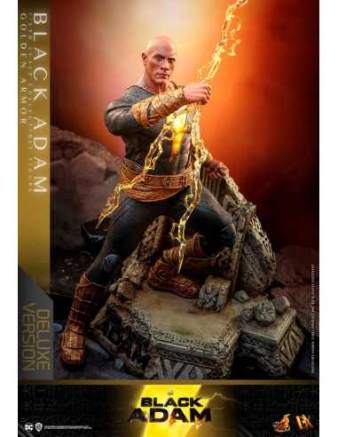 es::Black Adam Figura DX 1/6 Black Adam (Golden Armor) Deluxe Version Hot Toys 33 cm