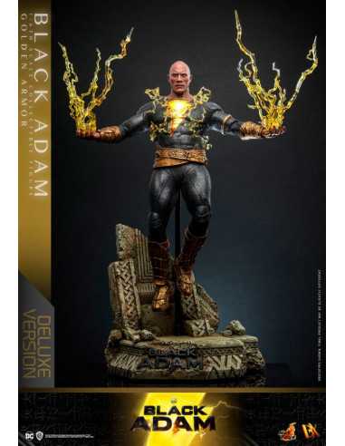 es::Black Adam Figura DX 1/6 Black Adam (Golden Armor) Deluxe Version Hot Toys 33 cm