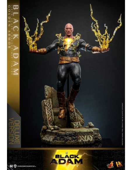 es::Black Adam Figura DX 1/6 Black Adam (Golden Armor) Deluxe Version Hot Toys 33 cm