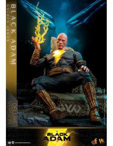 es::Black Adam Figura DX 1/6 Black Adam (Golden Armor) Deluxe Version Hot Toys 33 cm