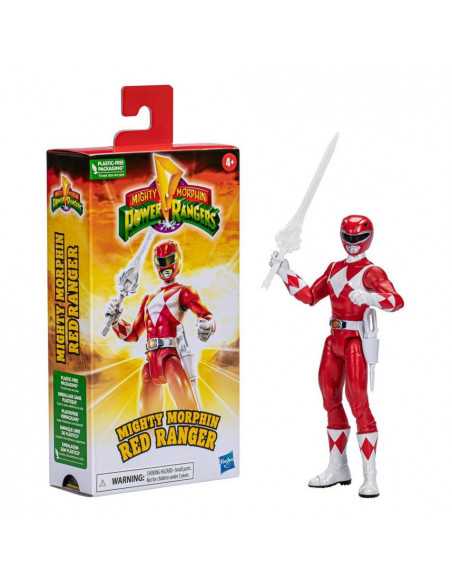 es::Power Rangers Figura Mighty Morphin Red Ranger 15 cm