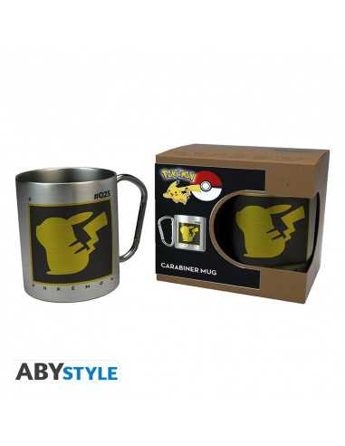 es::Pokémon Taza metálica Pikachu 235 ml