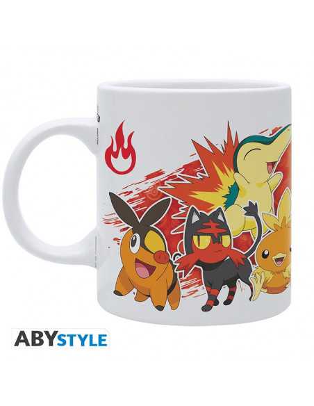 es::Pokémon Taza Fire Starters White 320 ml