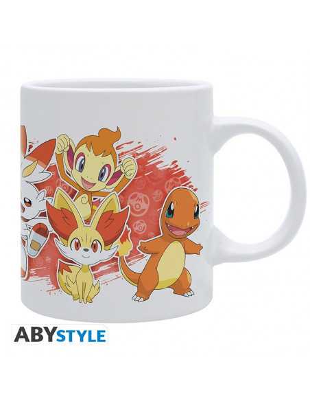 es::Pokémon Taza Fire Starters White 320 ml