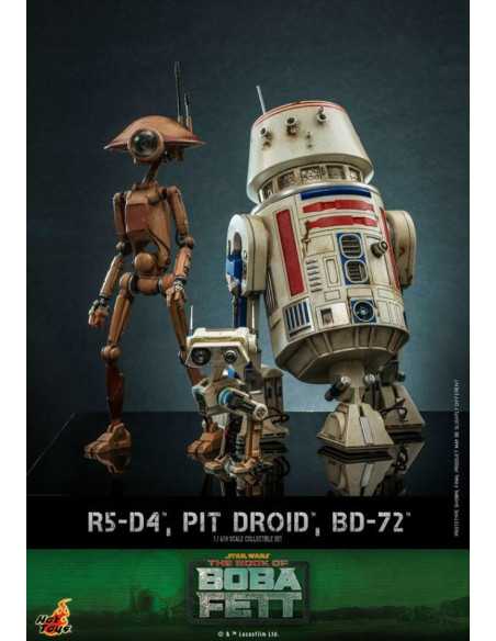 es::Star Wars The Mandalorian Figuras 1/6 R5-D4, Pit Droid, & BD-72