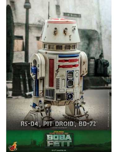 es::Star Wars The Mandalorian Figuras 1/6 R5-D4, Pit Droid, & BD-72