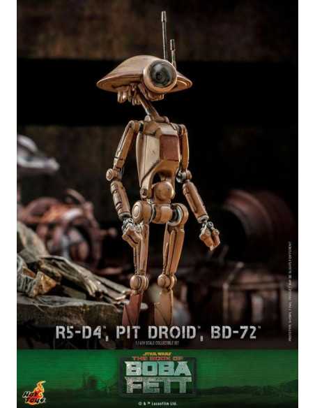 es::Star Wars The Mandalorian Figuras 1/6 R5-D4, Pit Droid, & BD-72