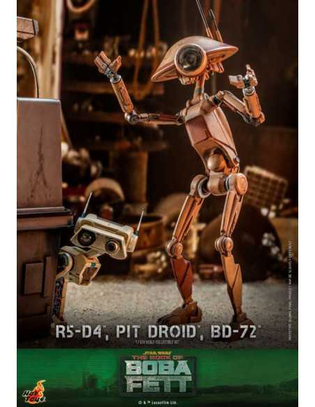 es::Star Wars The Mandalorian Figuras 1/6 R5-D4, Pit Droid, & BD-72