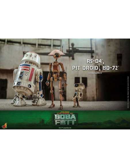 es::Star Wars The Mandalorian Figuras 1/6 R5-D4, Pit Droid, & BD-72