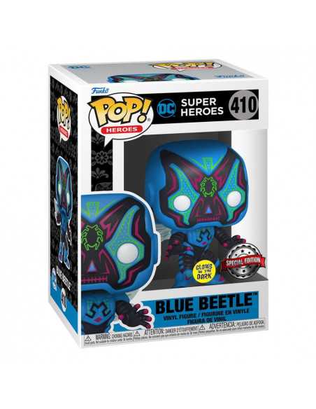 es::DC Día de los Muertos Funko Pop! Blue Beetle (GW) 9 cm