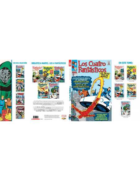 es::Biblioteca Marvel. Los Cuatro Fantásticos 1. 1961-62